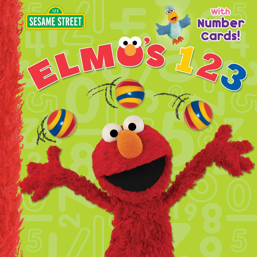 Elmo Number Cards Cover Wallpaper