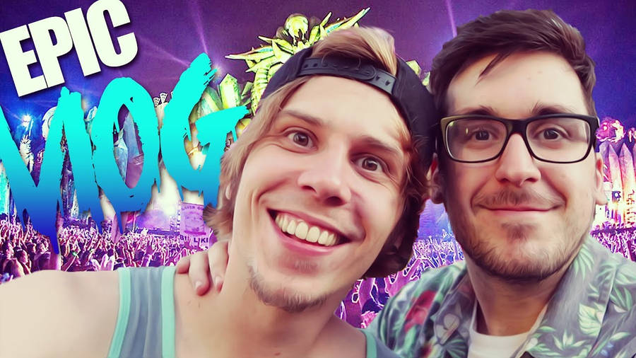 Elrubiusomg And Mangel Vegas Vlog Wallpaper