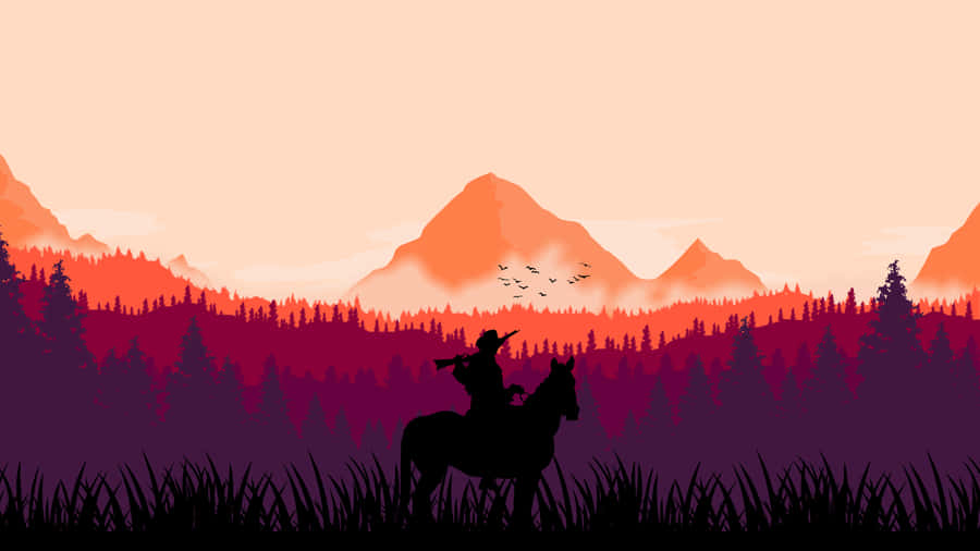 Embark On An Epic Wild West Journey With Red Dead Redemption Wallpaper