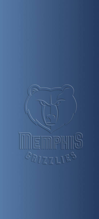 Embossed Memphis Grizzlies Symbol Wallpaper