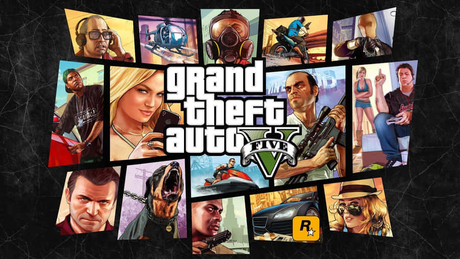 Embrace A Life Of Crime With Gta 5 Wallpaper