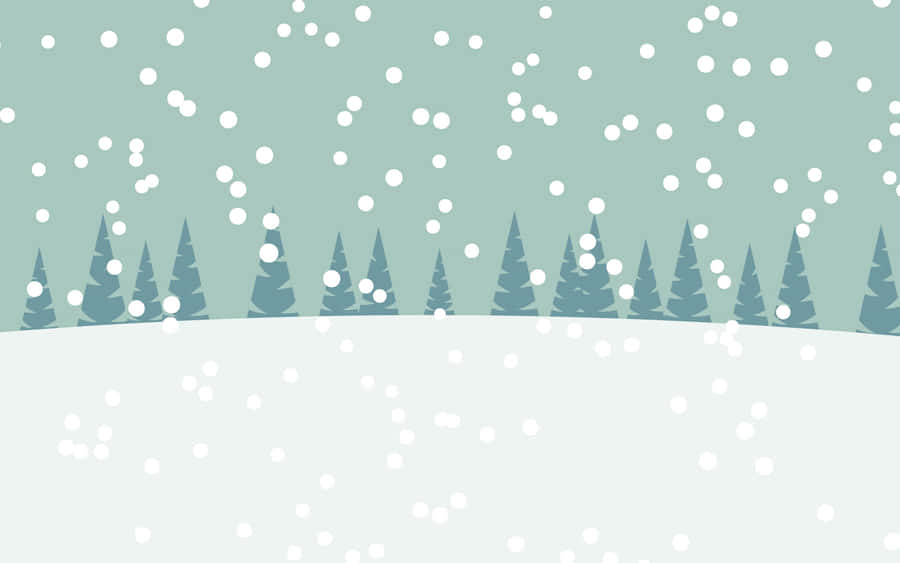 Embrace The Beauty Of A Winter Wonderland Wallpaper