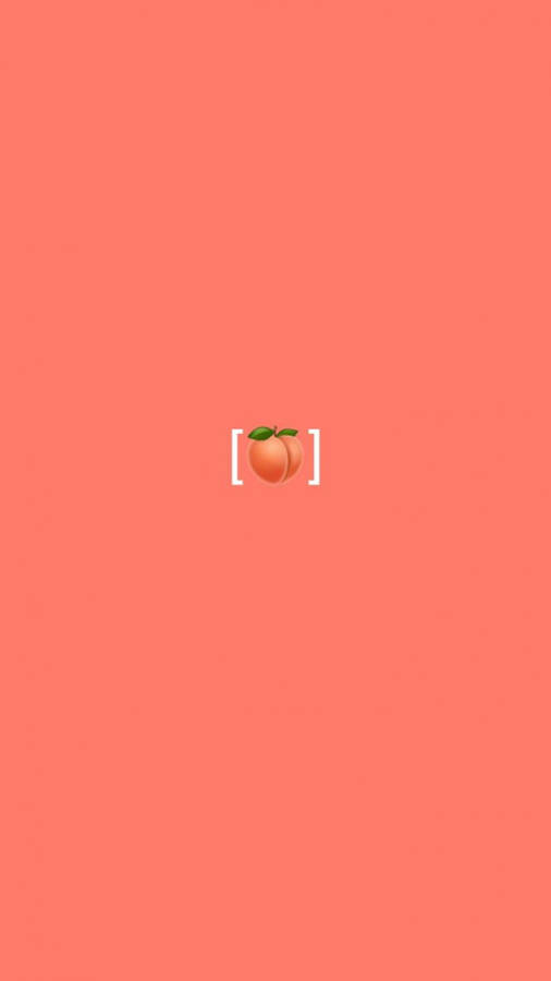 Embrace The Calming Ambience Of Peach Color Aesthetic. Wallpaper