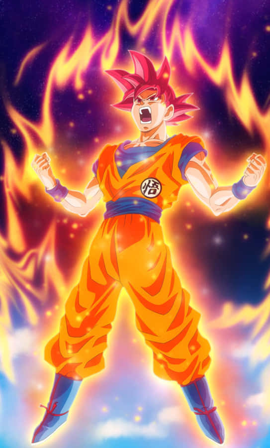 Embrace Your Inner Power With The Dragon Ball Iphone Wallpaper