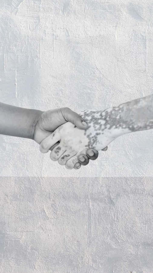 Embracing Diversity Through Handshake Wallpaper