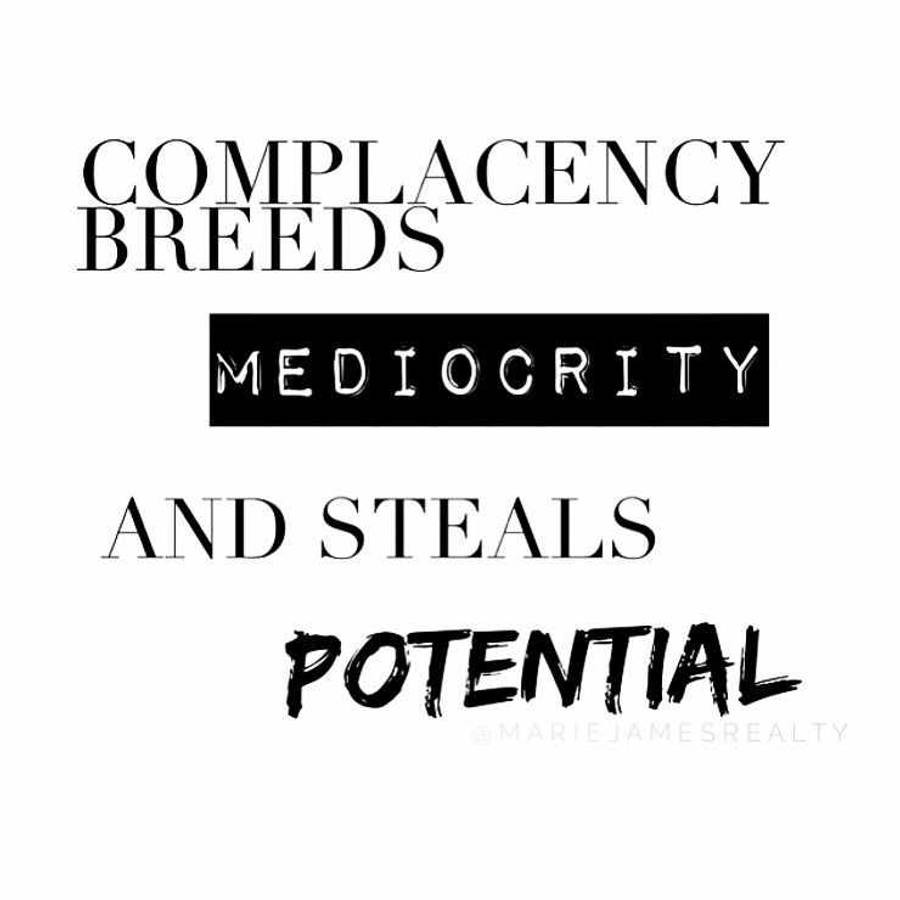 Embracing Potential Over Complacency Wallpaper