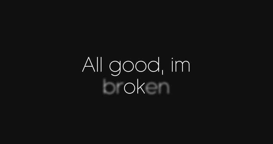 Embracing Solitude - A Sad Aesthetic Quote Wallpaper