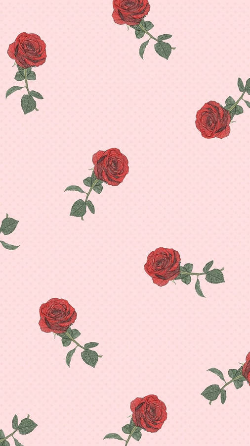 Embracing The Soft Hue - A Journey Through Pastel Red Aesthetics Wallpaper