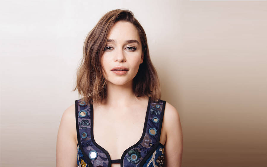 Emilia Clarke Medium Shot Wallpaper