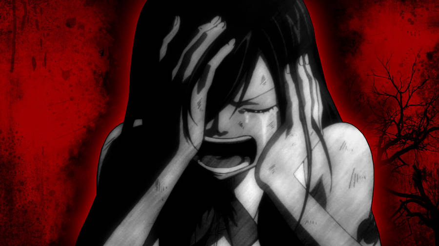 Emo Crying Anime Girl Wallpaper