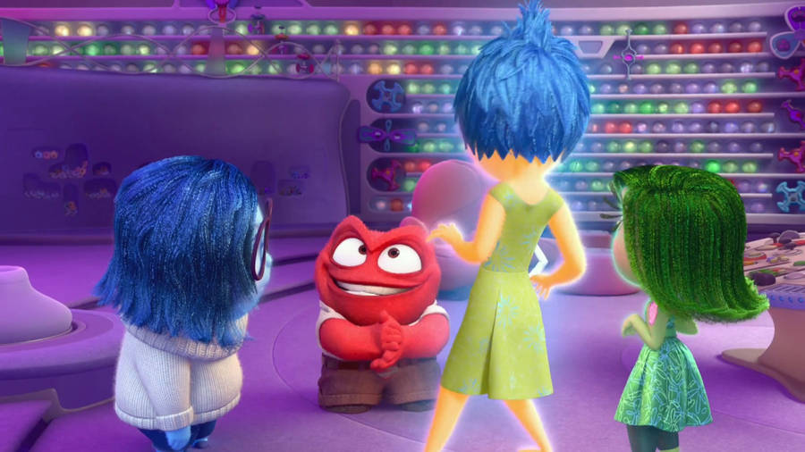 Emotion Pals And Joy Inside Out Wallpaper