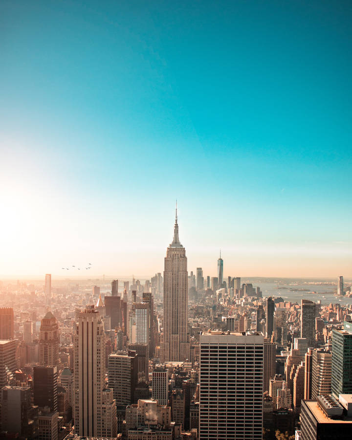 Empire State Building City Background Wallpaper