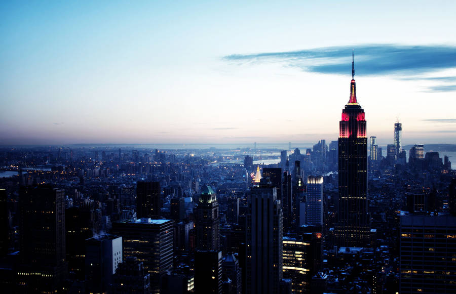 Empire State Building Gloomy View Wallpaper