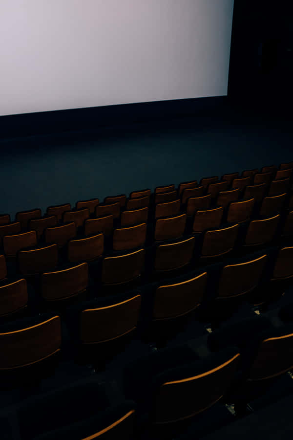 Empty Cinema Hall Dark Atmosphere Wallpaper