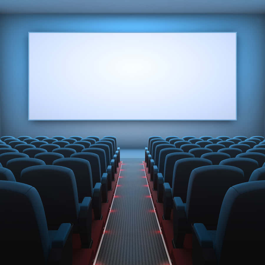 Empty Cinema Hall Interior Wallpaper