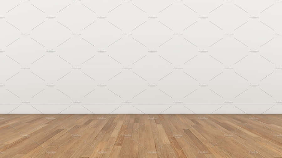 Empty Room With Wooden Floor Wallpaper