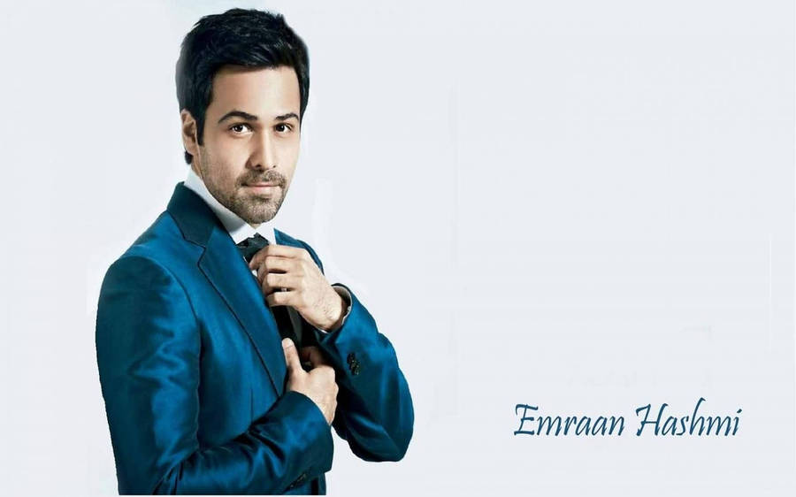 Emraan Hashmi In Blue Suit Wallpaper