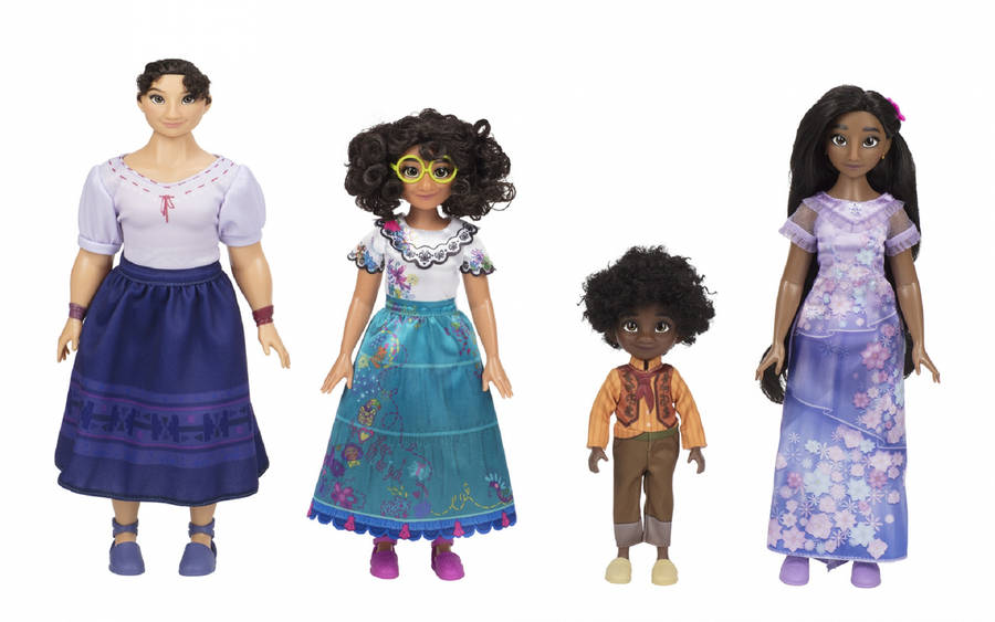 Encanto Luisa And Sisters Doll Figure Wallpaper