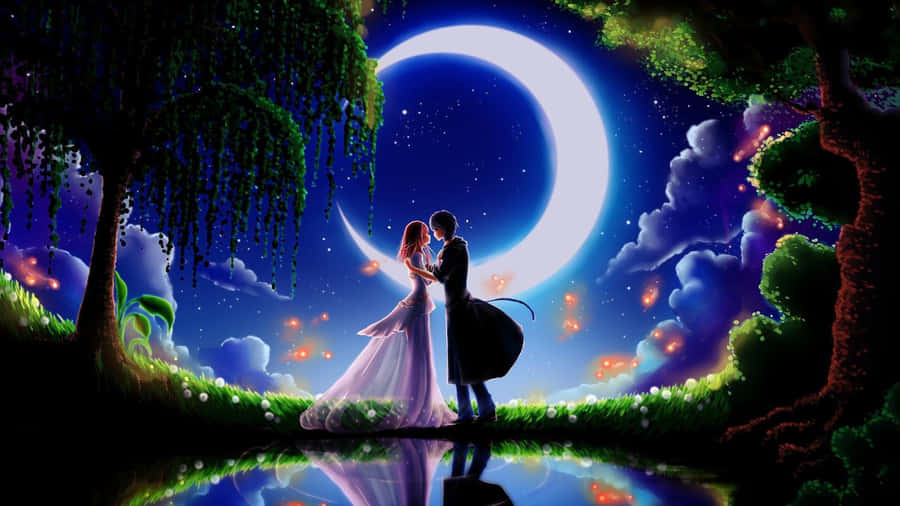 Enchanted_ Moonlight_ Dance Wallpaper