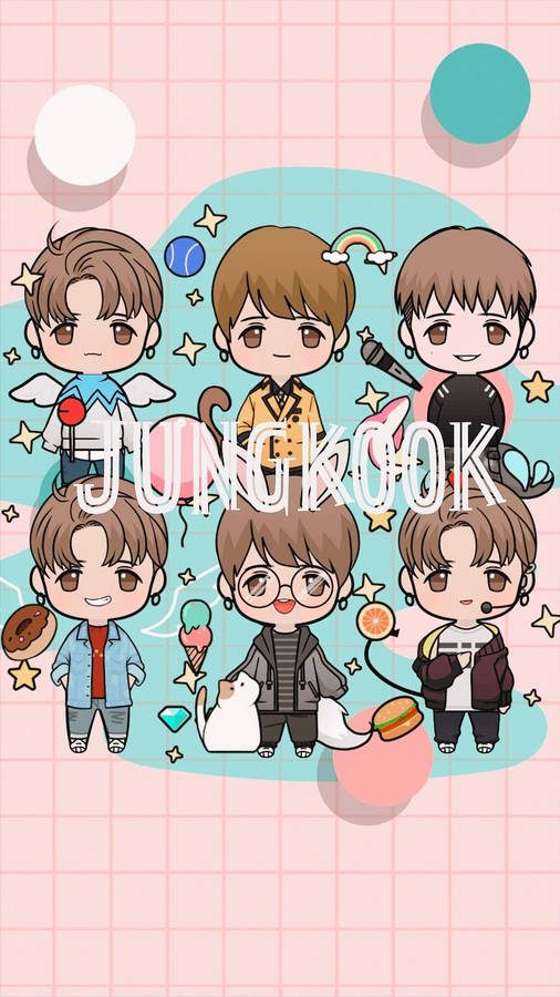 Endearing Anime Jungkook Of Bts Wallpaper