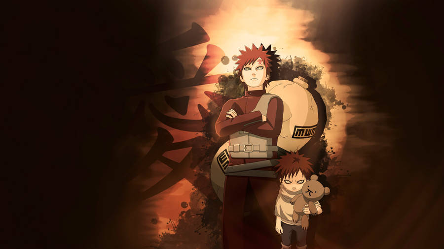 Endearing Gaara Reminiscing Wallpaper