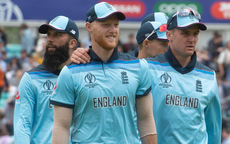 England Cricket Ali, Stokes And Dawson Wallpaper