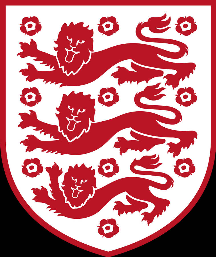 England Football Red Crest Only Wallpaper