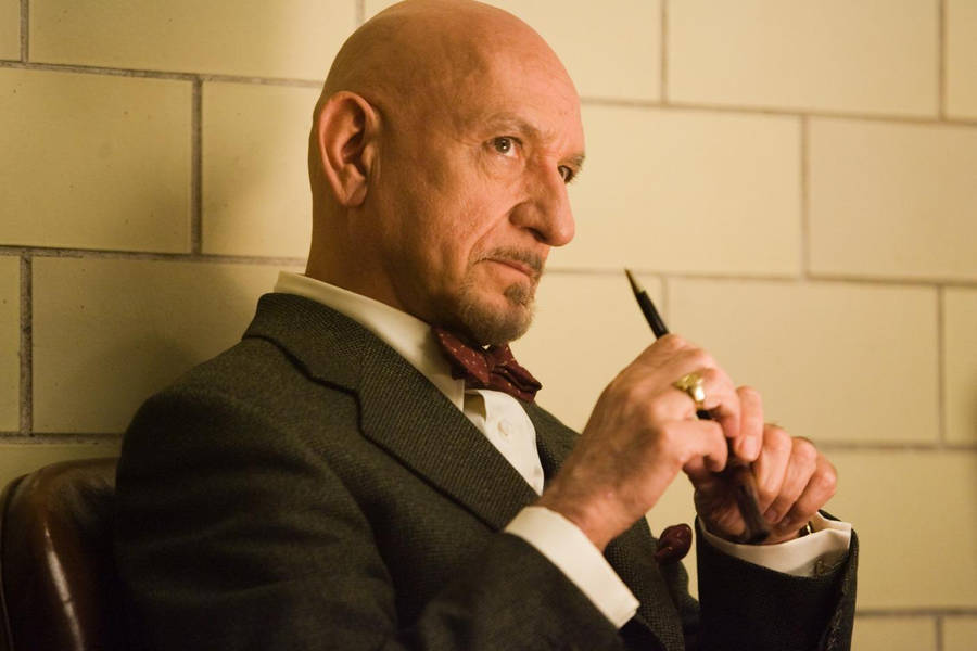 English Actor Ben Kingsley In Shutter Island 2010 Wallpaper