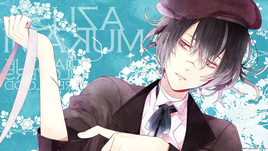 Enigmatic Azusa Mukami From Diabolik Lovers Wallpaper