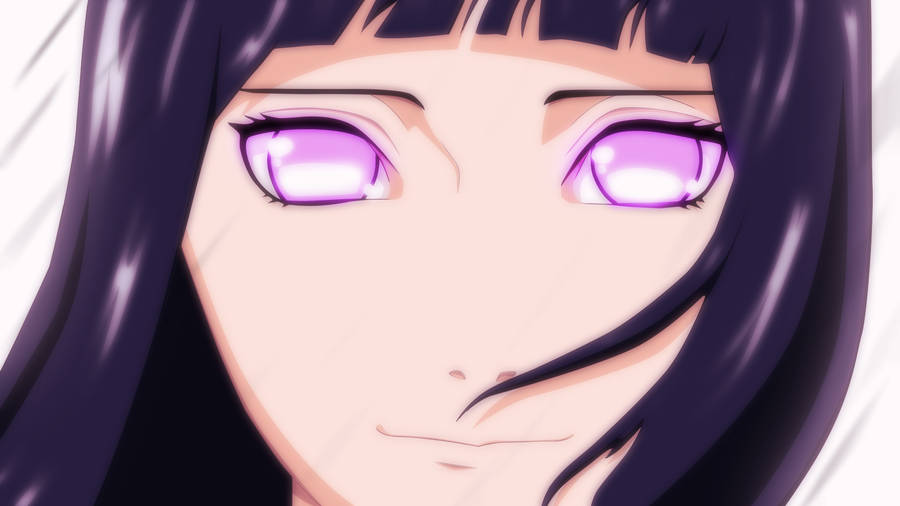 Enigmatic Hinata Hyuga From Naruto Series Wallpaper