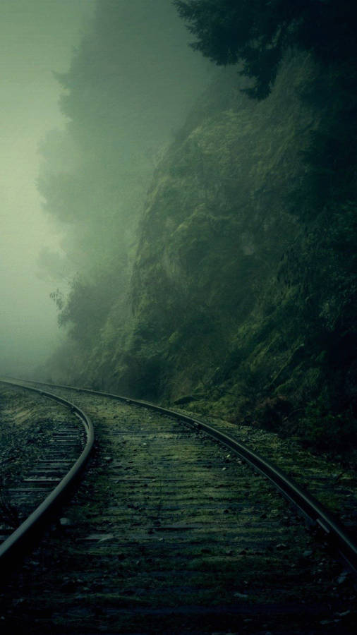 Enigmatic Journey Through The Mystery Railroad Wallpaper