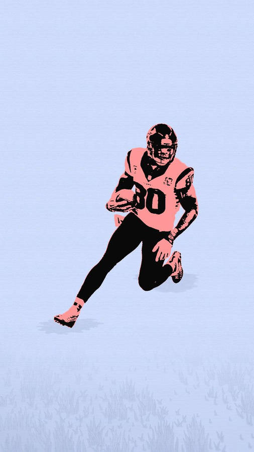 Enjoy A Game Of Football With This Stylish Iphone Wallpaper