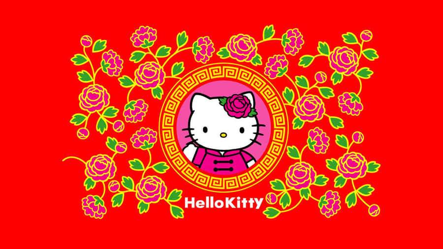 Enjoy A Happy Thanksgiving With Hello Kitty Wallpaper