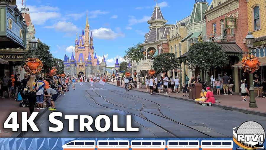 Enjoy All The Magic Of Disney World From The Comfort Of Your Desktop Wallpaper