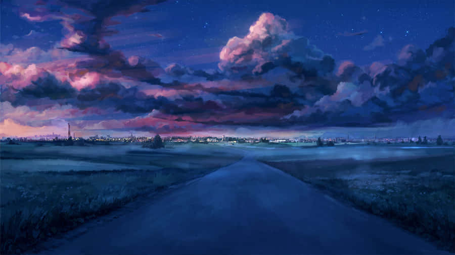 Enjoy Anime Night With Your Friends Wallpaper