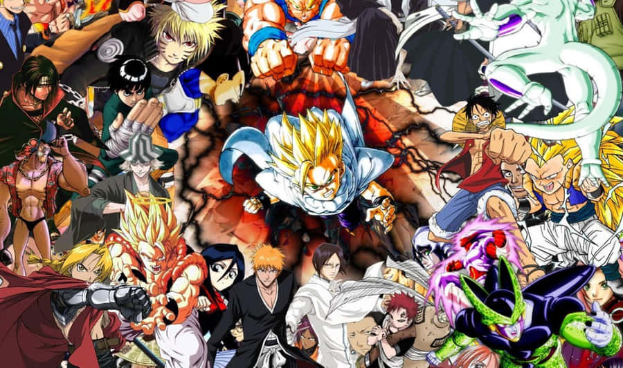 Enjoy The Amazing World Of Anime Characters Wallpaper