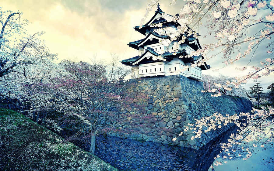 Enjoy The Beauty Of A Traditional Japanese Desktop Background Wallpaper