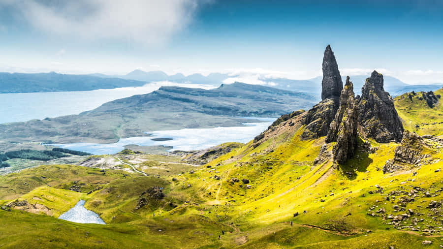 Enjoy The Beauty Of Scotland With This Desktop Wallpaper Wallpaper