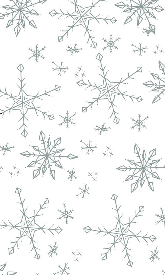 Enjoy The Beauty Of Winter With Our New Snowflake Iphone Wallpaper
