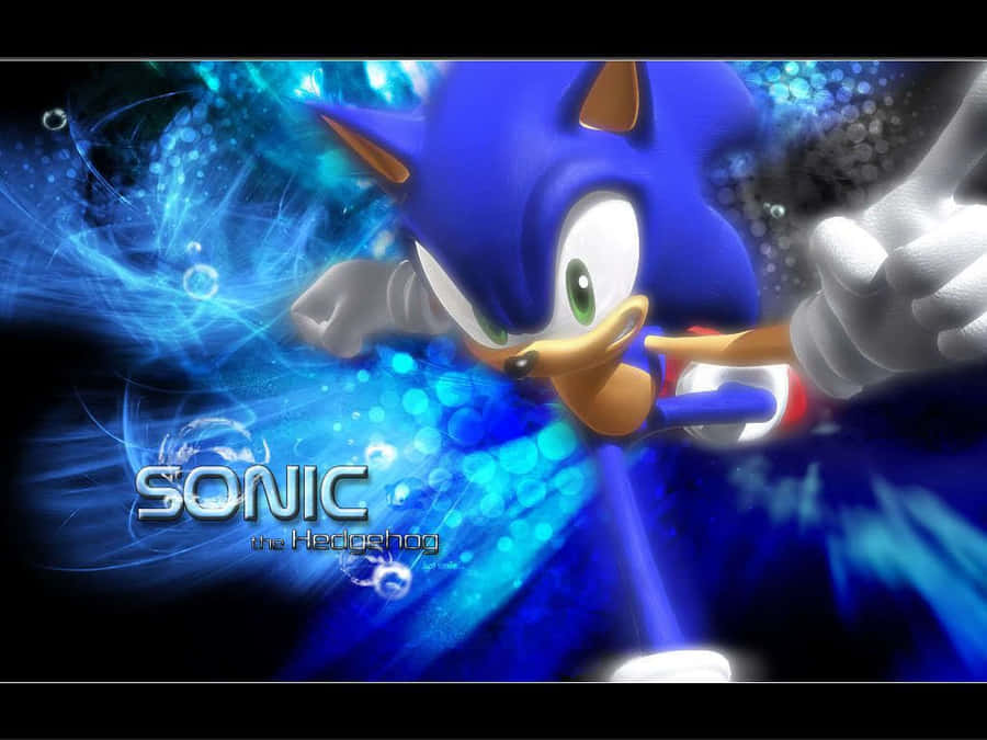 Enjoy The Fast Fun Of Super Sonic Wallpaper