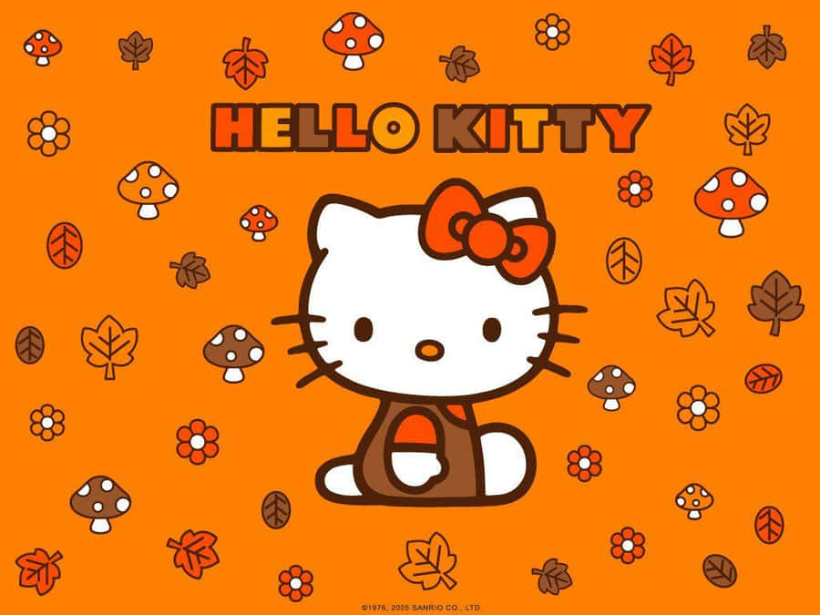 Enjoy The Festive Season With Hello Kitty This Thanksgiving Wallpaper