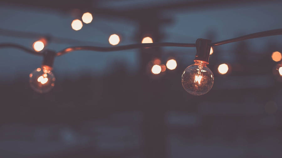 Enjoy The Magic Of Fairy Lights Wallpaper
