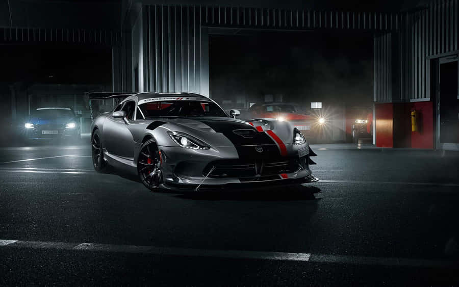 Enjoy The Thrill Of Beastly Power With The Dodge Viper Wallpaper