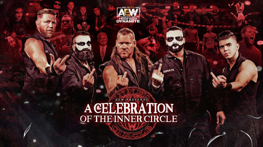Enjoy The Thrill Ride Of Wednesday Night Aew Wrestling Wallpaper
