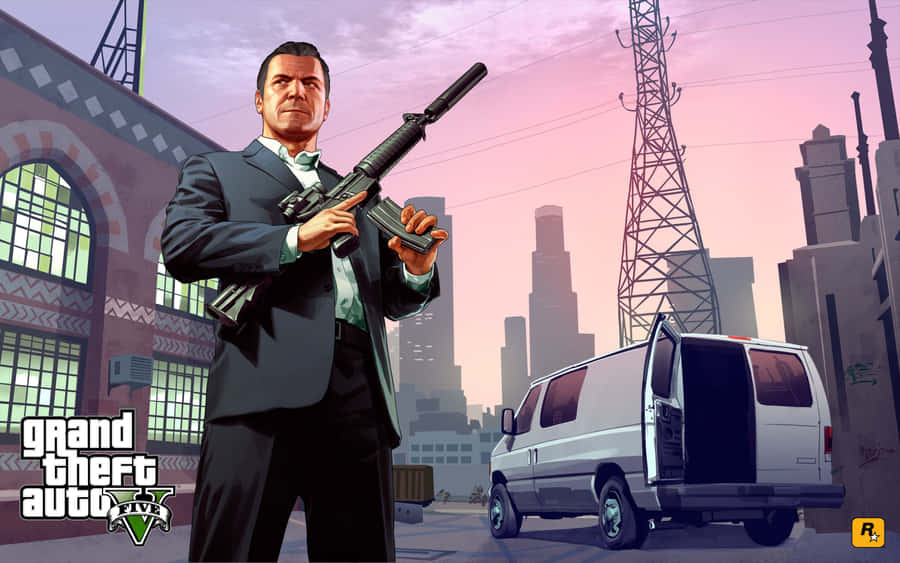 Enjoy The World Of Grand Theft Auto 5 On Your Desktop Wallpaper