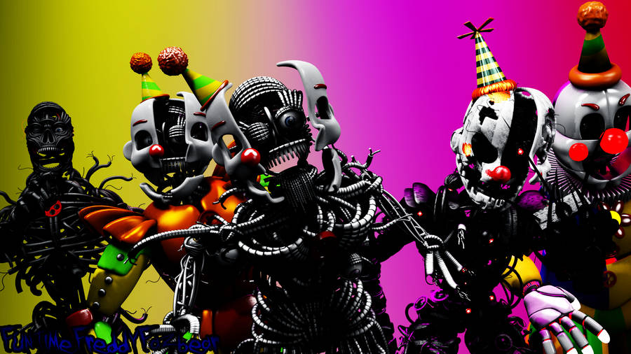 Ennard Family Robot Wallpaper