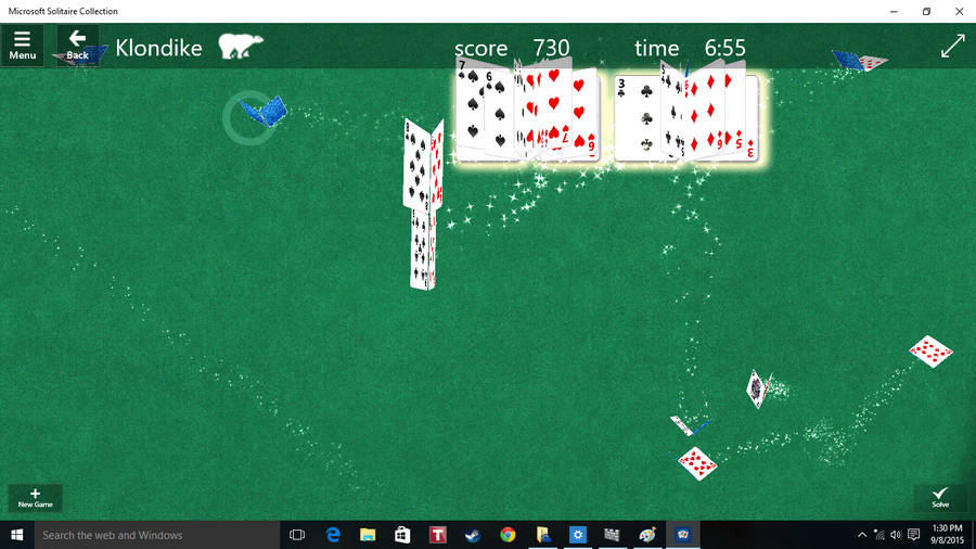 Entertaining Engagement - Microsoft Solitaire Cards Game Wallpaper