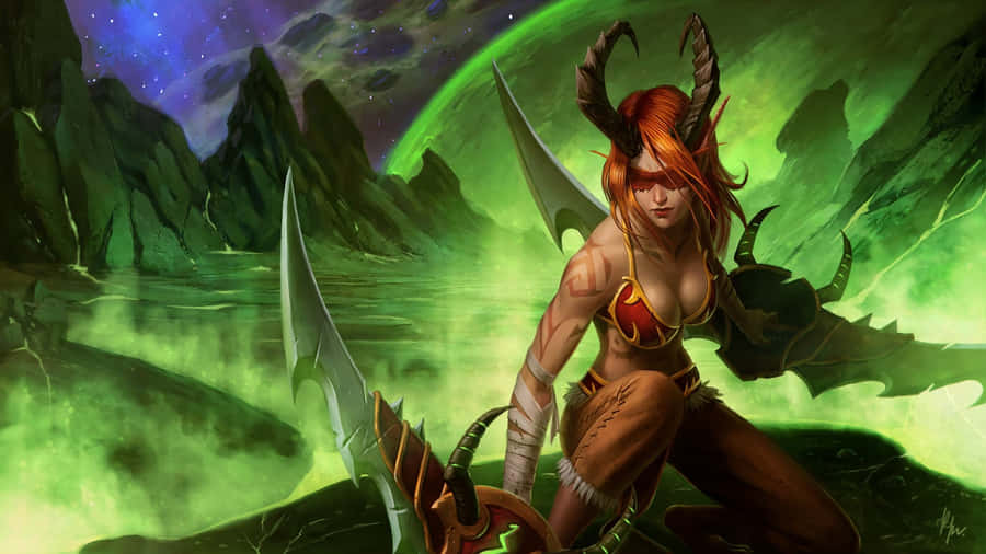 Epic Battle In Azeroth - World Of Warcraft Legion Wallpaper