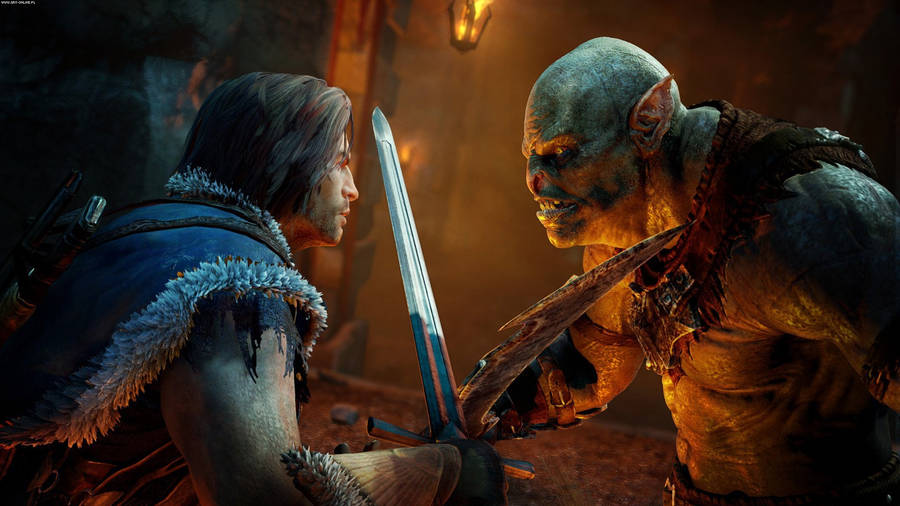 Epic Battle In Shadow Of Mordor Wallpaper