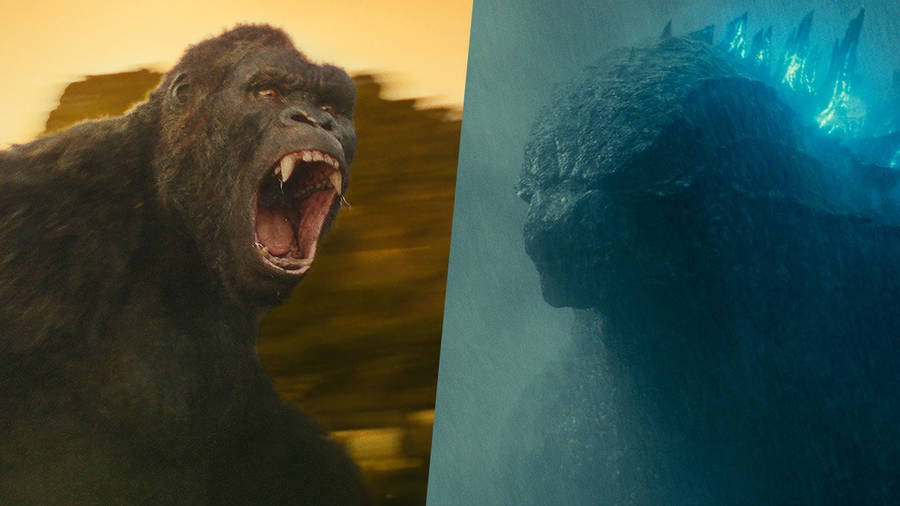 Epic Clash - Godzilla Vs Kong Wallpaper